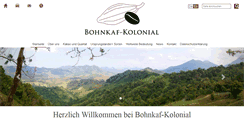 Desktop Screenshot of bohnkaf-kolonial.de